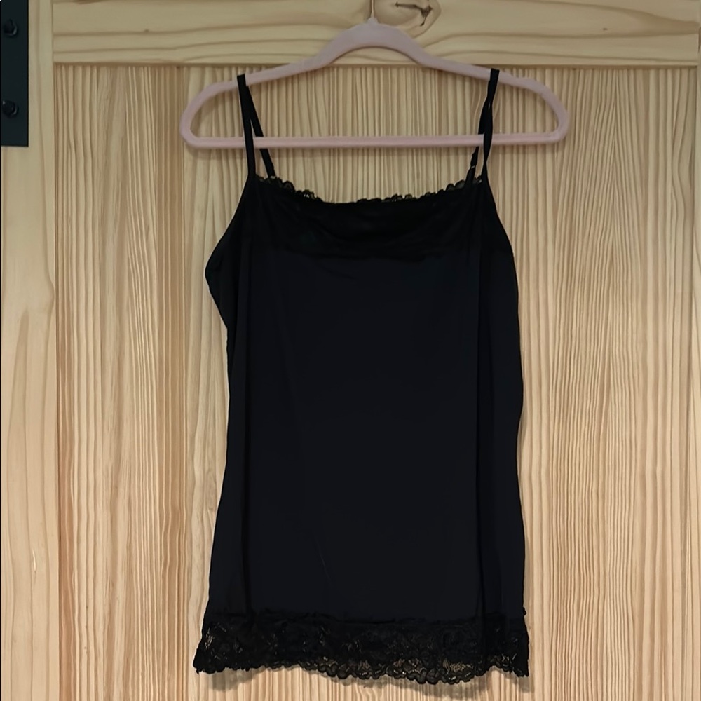 Maurices Black Lace Fitted Camisole